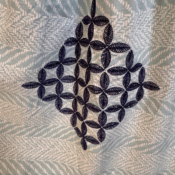 NEW Easel Blue Embroidered Maxi Dress - Picture 4 of 9